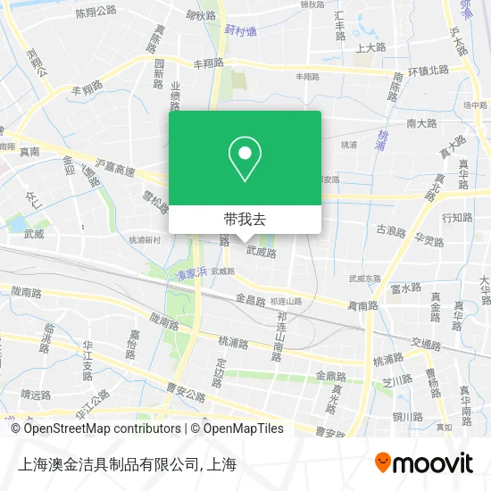 上海澳金洁具制品有限公司地图