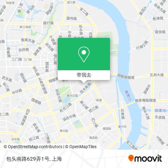 包头南路629弄1号地图