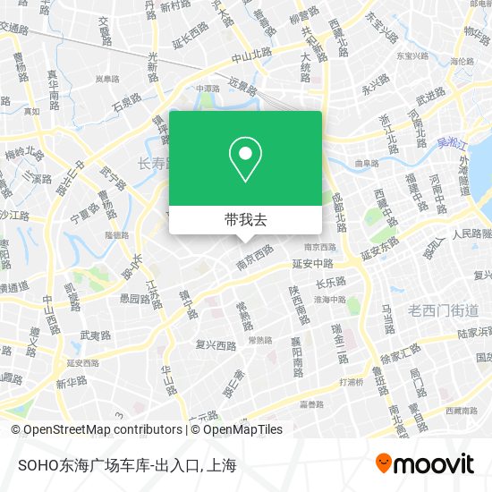 SOHO东海广场车库-出入口地图