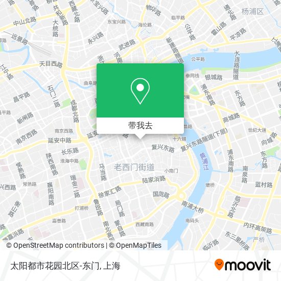 太阳都市花园北区-东门地图