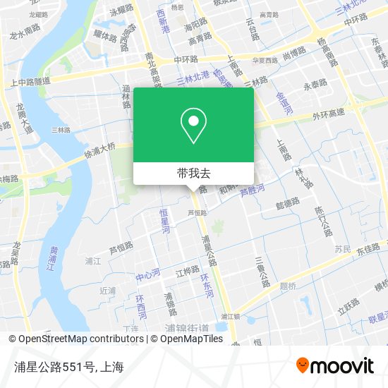 浦星公路551号地图