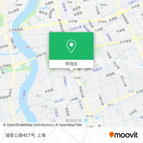 浦星公路427号地图