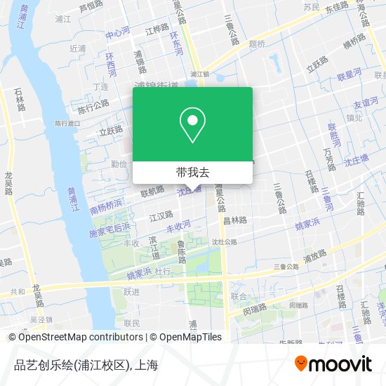 品艺创乐绘(浦江校区)地图
