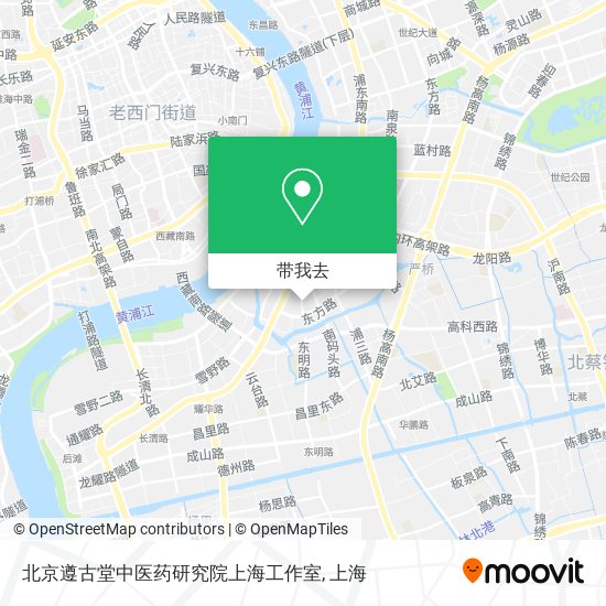 北京遵古堂中医药研究院上海工作室地图