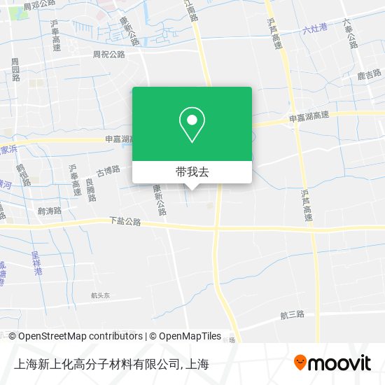 上海新上化高分子材料有限公司地图