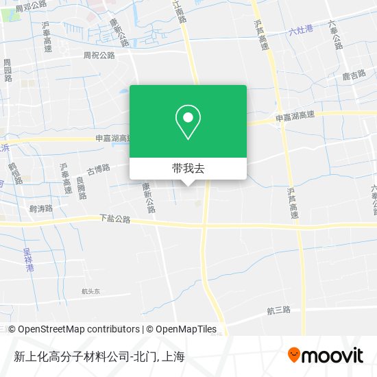 新上化高分子材料公司-北门地图