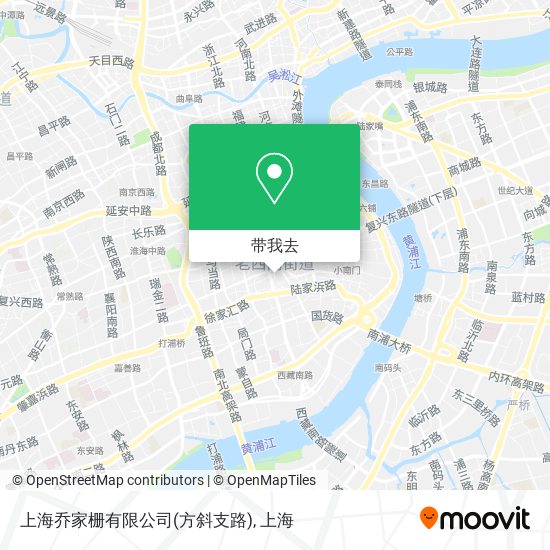 上海乔家栅有限公司(方斜支路)地图