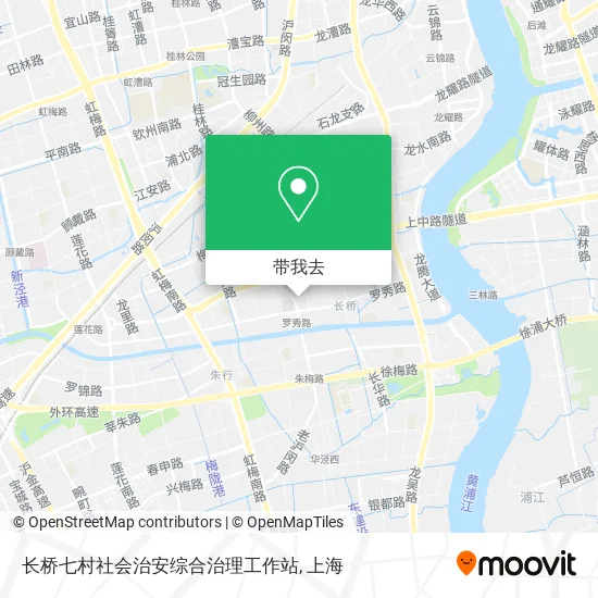 长桥七村社会治安综合治理工作站地图