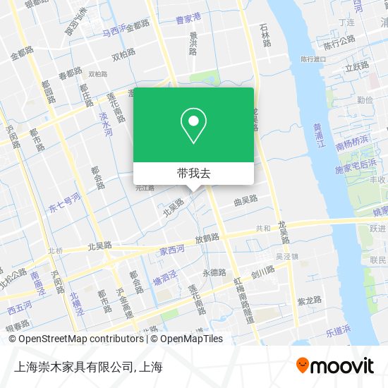 上海崇木家具有限公司地图