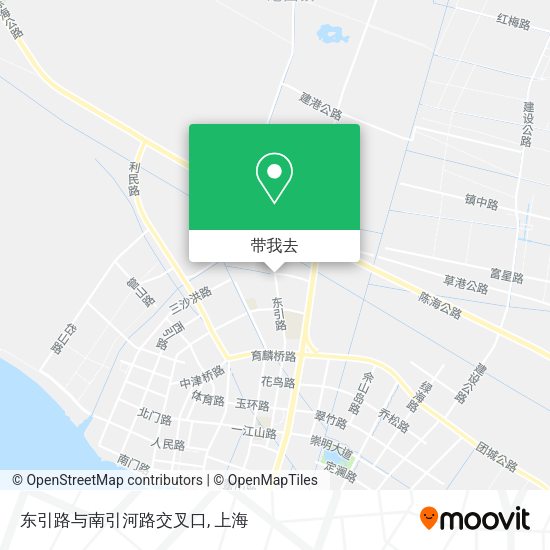 东引路与南引河路交叉口地图