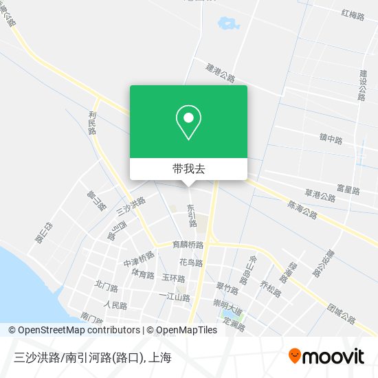 三沙洪路/南引河路(路口)地图
