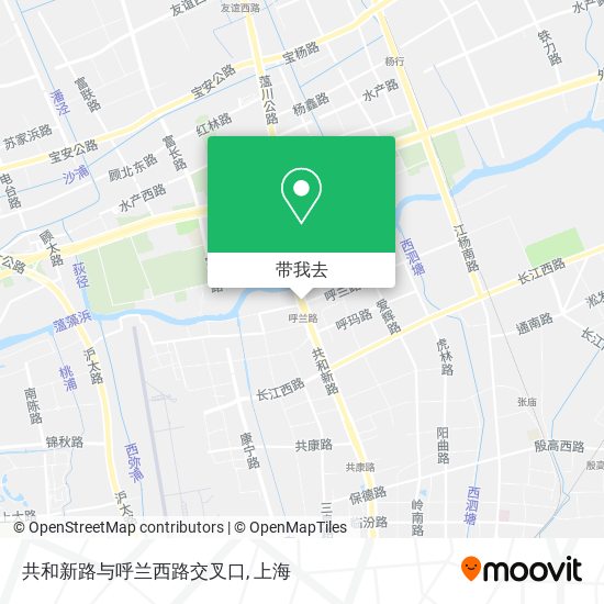 共和新路与呼兰西路交叉口地图