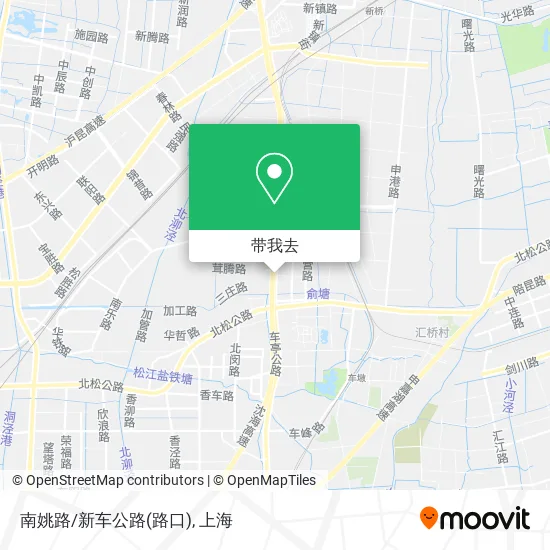 南姚路/新车公路(路口)地图