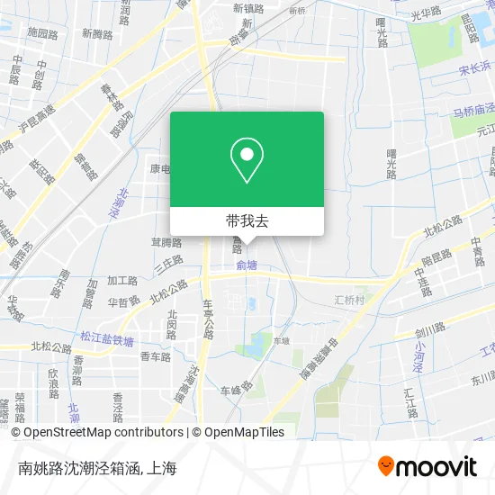 南姚路沈潮泾箱涵地图