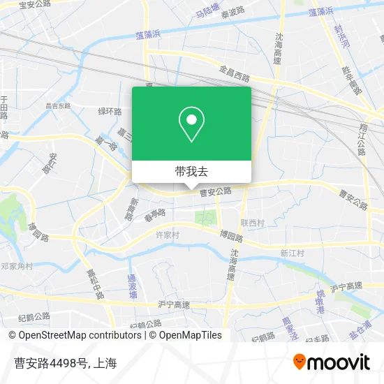 曹安路4498号地图