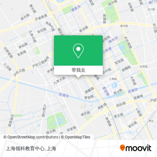 上海领科教育中心地图