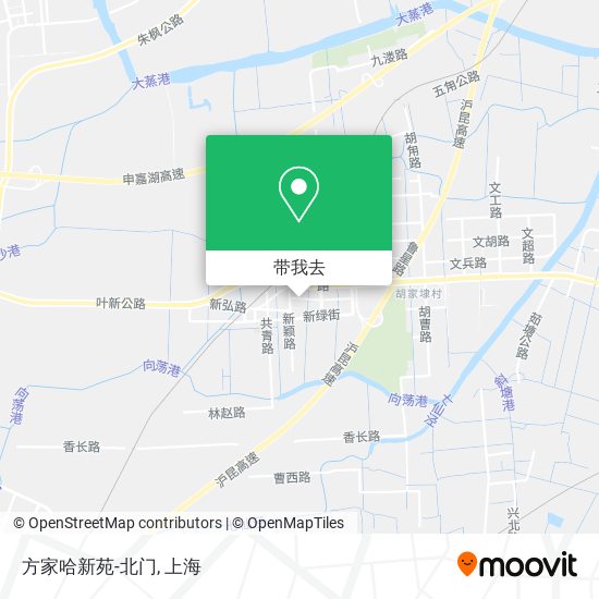 方家哈新苑-北门地图