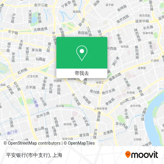 平安银行(市中支行)地图