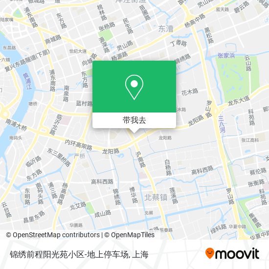 锦绣前程阳光苑小区-地上停车场地图
