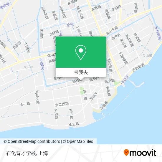 石化育才学校地图