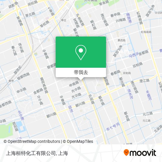 上海桓特化工有限公司地图