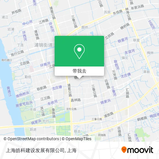 上海皓科建设发展有限公司地图