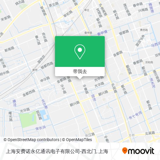 上海安费诺永亿通讯电子有限公司-西北门地图