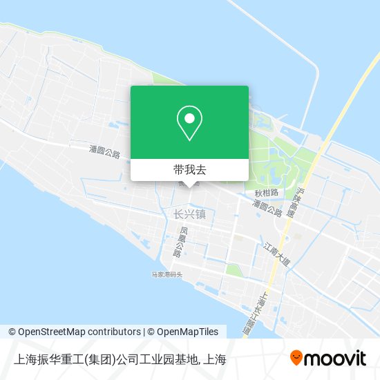 上海振华重工(集团)公司工业园基地地图