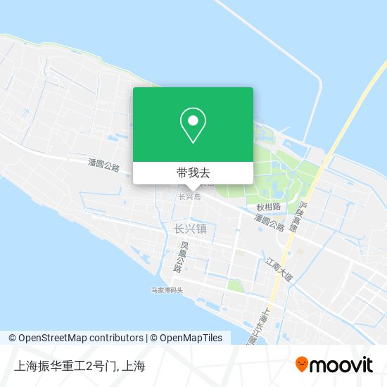 上海振华重工2号门地图