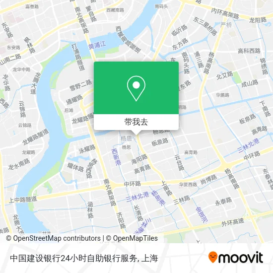 中国建设银行24小时自助银行服务地图