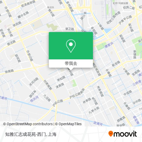知雅汇志成花苑-西门地图