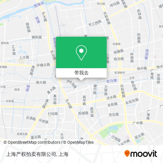 上海产权拍卖有限公司地图