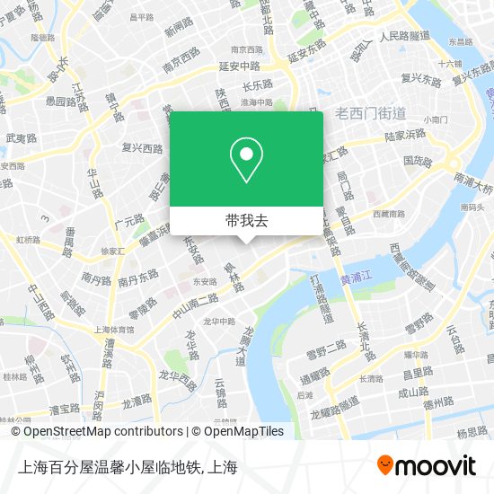 上海百分屋温馨小屋临地铁地图