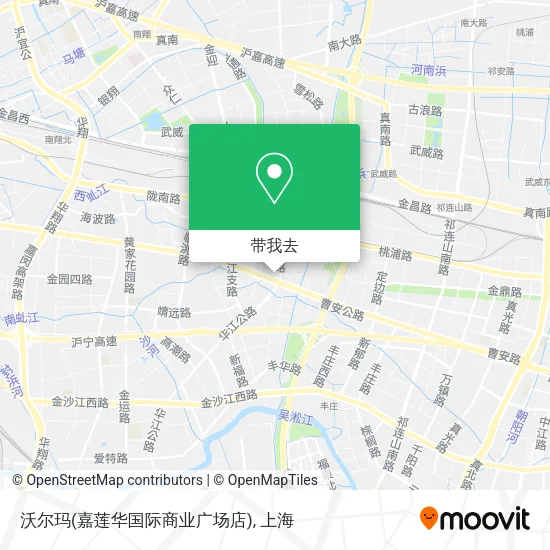 沃尔玛(嘉莲华国际商业广场店)地图