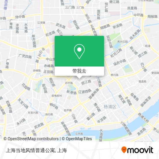 上海当地风情普通公寓地图