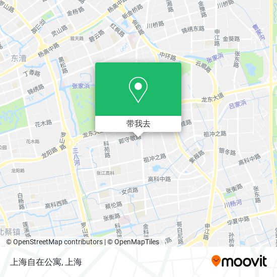 上海自在公寓地图