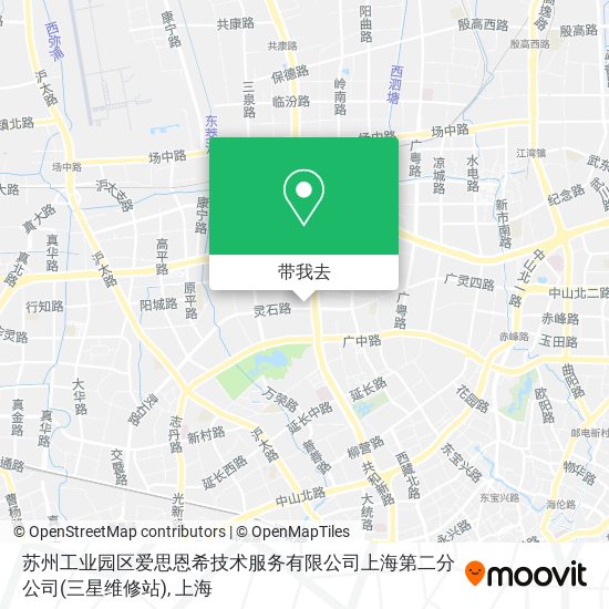 苏州工业园区爱思恩希技术服务有限公司上海第二分公司(三星维修站)地图