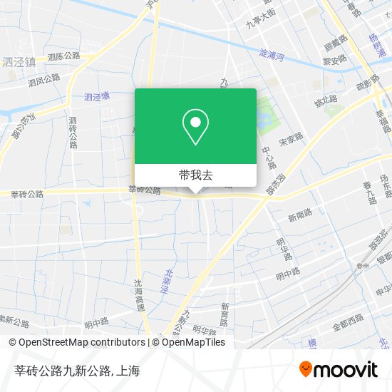 莘砖公路九新公路地图