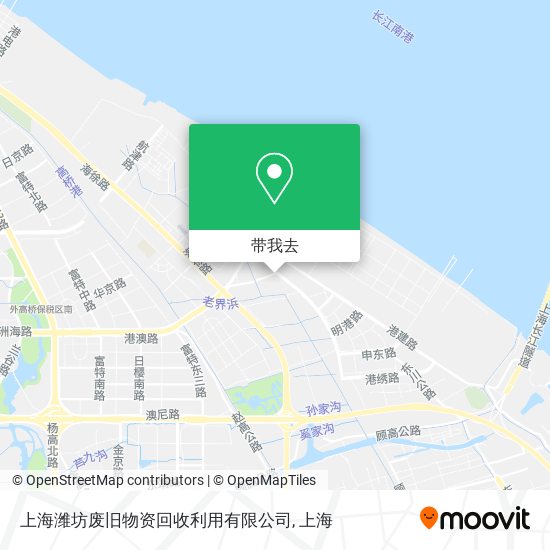 上海潍坊废旧物资回收利用有限公司地图