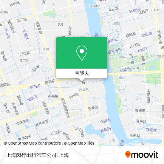 上海闵行出租汽车公司地图
