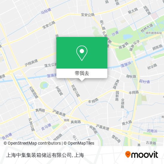 上海中集集装箱储运有限公司地图