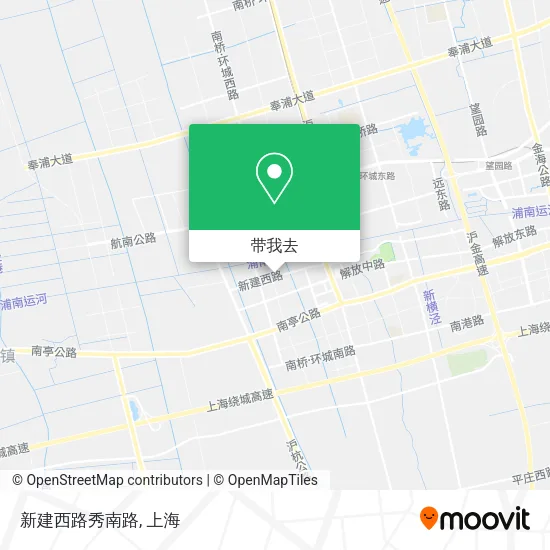 新建西路秀南路地图