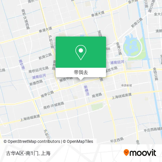 古华A区-南1门地图