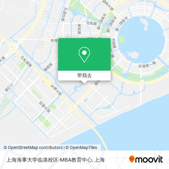 上海海事大学临港校区-MBA教育中心地图