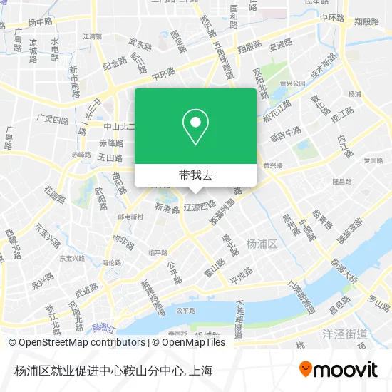 杨浦区就业促进中心鞍山分中心地图