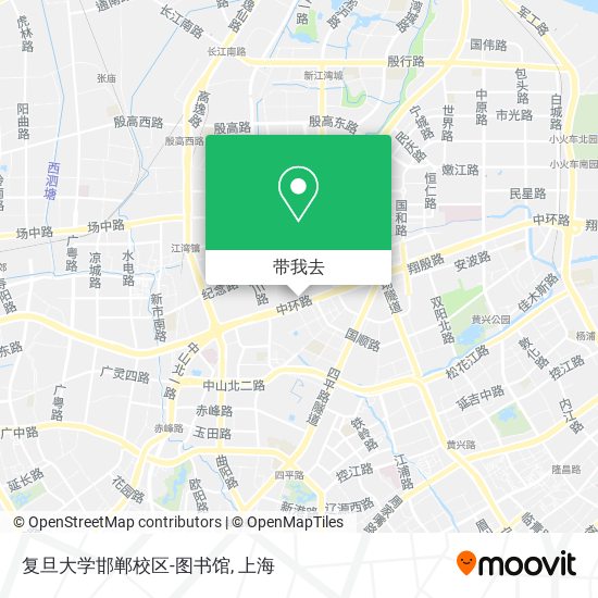 复旦大学邯郸校区-图书馆地图