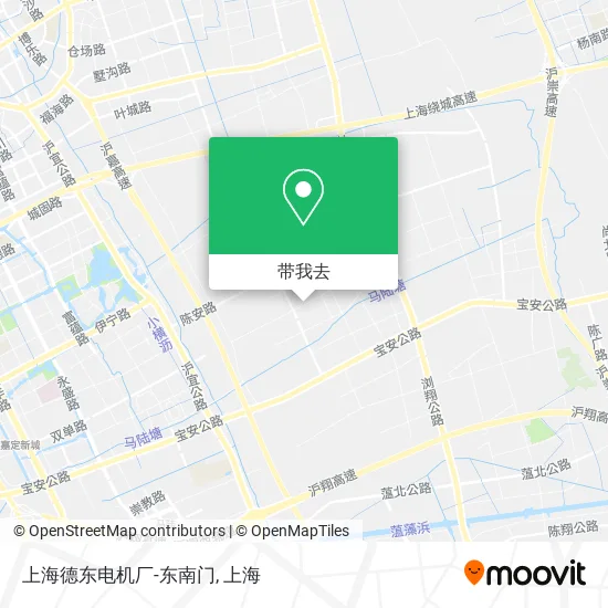 上海德东电机厂-东南门地图