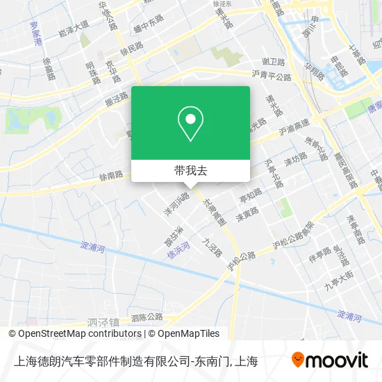 上海德朗汽车零部件制造有限公司-东南门地图