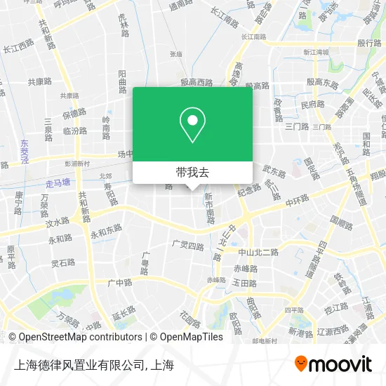 上海德律风置业有限公司地图