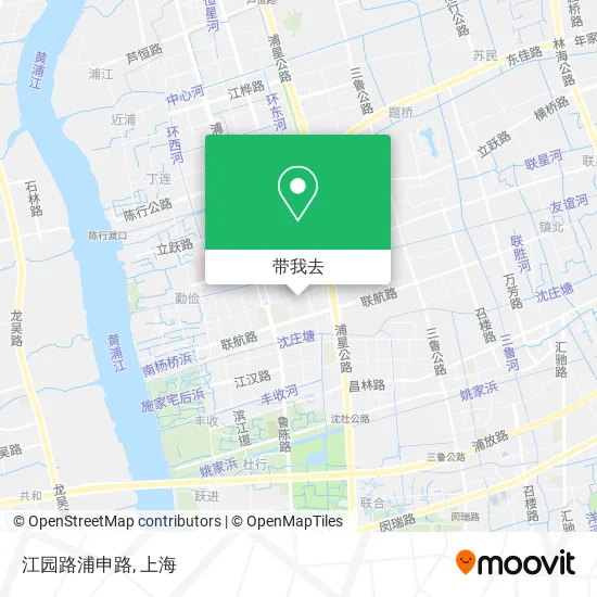 江园路浦申路地图